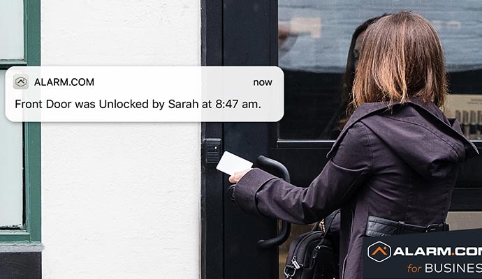 Access control system for front door