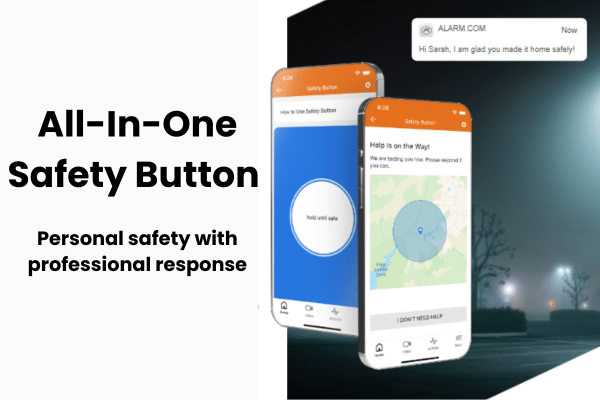 All in-one safety button