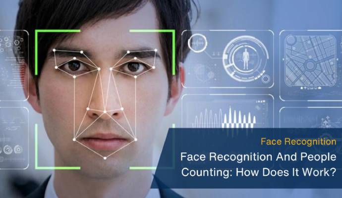 Advanced face recognition and people counting system for business security.