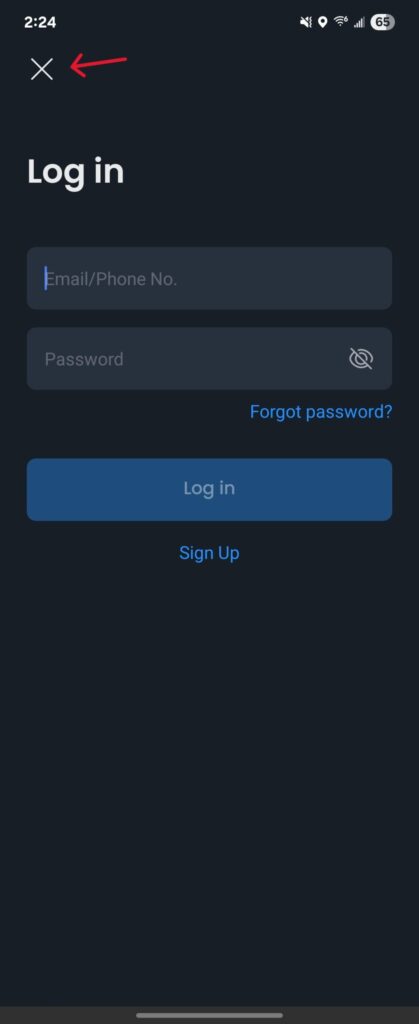 Login app