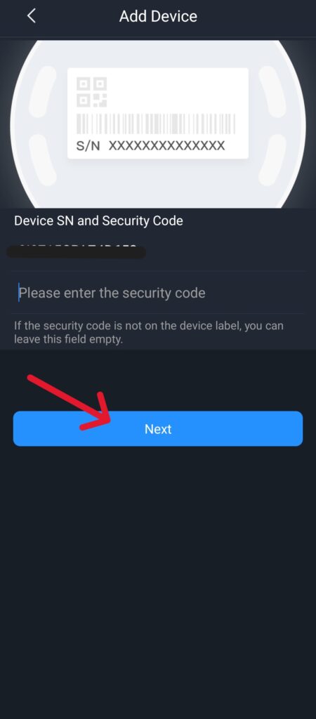 Ns security code