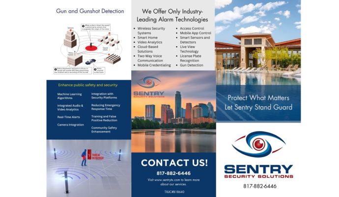 Sentry Security Solutions Brochure - Services and Contact