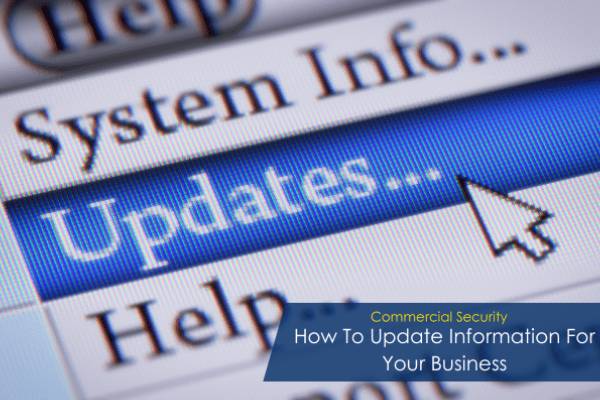 Update Information For Your Business