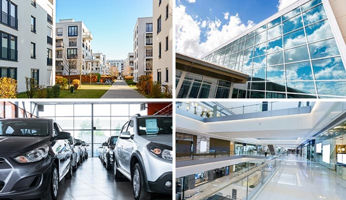 Collage of industries we serve