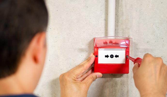 Fire alarm system installation and maintenance