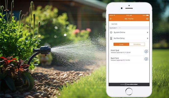 Smart app controlled irrigation system