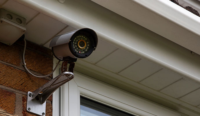 Wired security camera