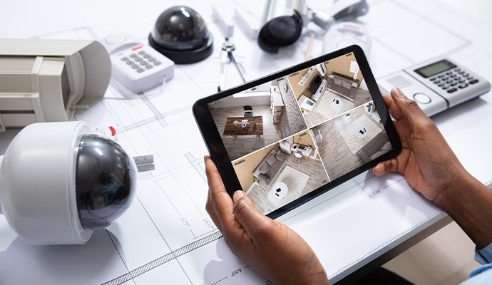 Multi camera security interface