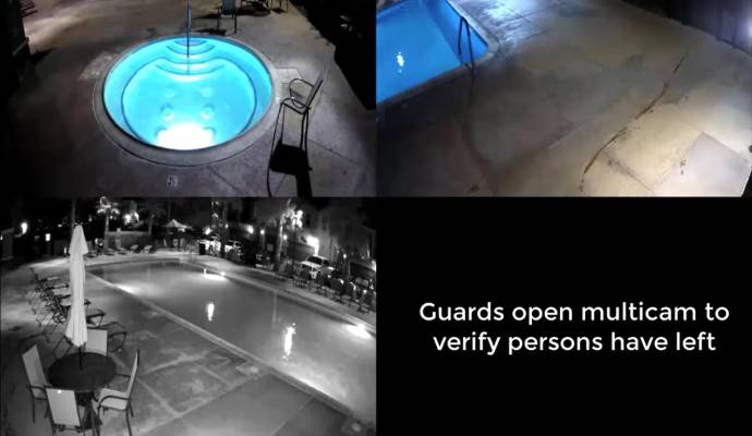 Pool hours enforcement