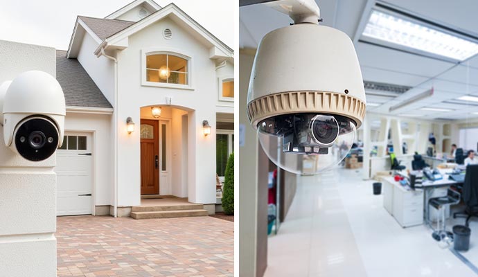 Residential and commercial security surveillance systems
