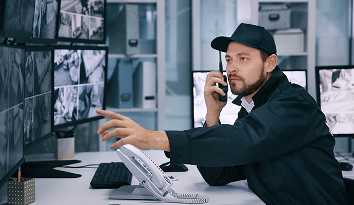 Security monitoring station