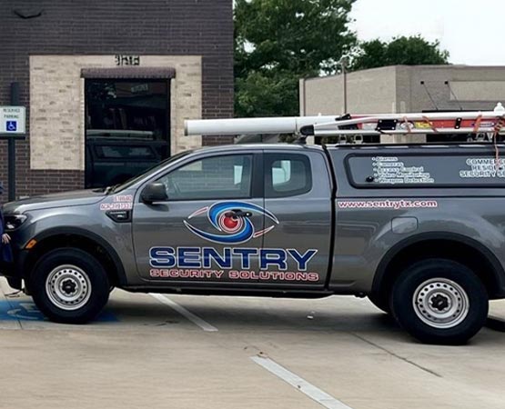 Sentry Security Solutions service vehicle