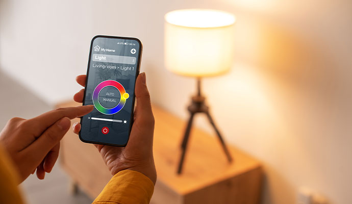 Smart home lighting control