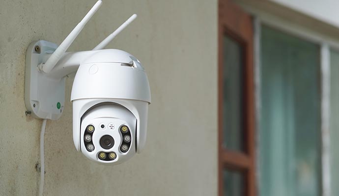 Wireless home security camera